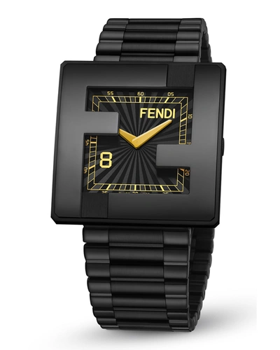 Shop Fendi Men's 40x40mm Mania Bracelet Watch