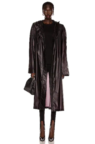 Shop Wardrobe.nyc Raincoat In Black
