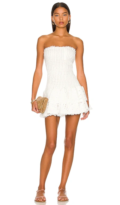 Shop Charo Ruiz Megan Mini Dress In White