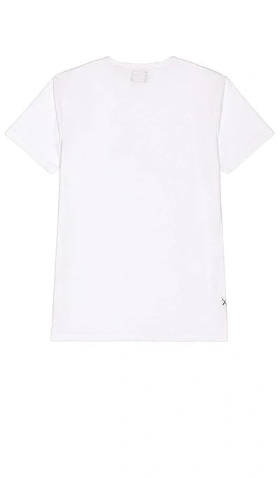 Shop Cuts Crew Split Hem T-shirt In White