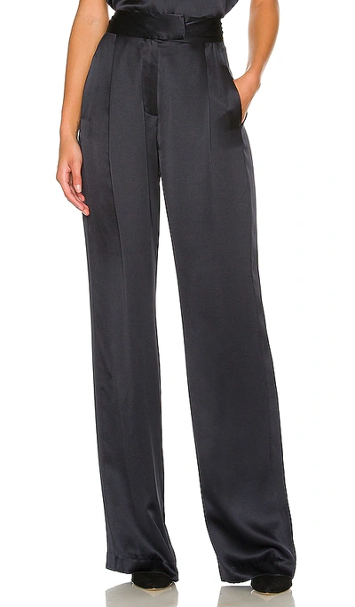 Shop The Sei Wide Leg Trouser In Navy