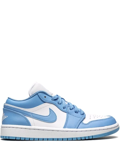 Shop Jordan Air  1 Low "unc" Sneakers In Blue