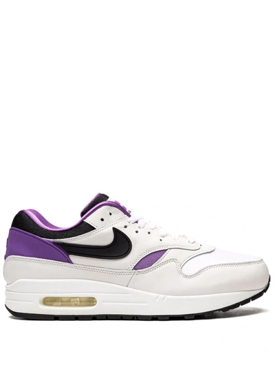 Shop Nike Air Max 1 "purple Punch" Sneakers In White