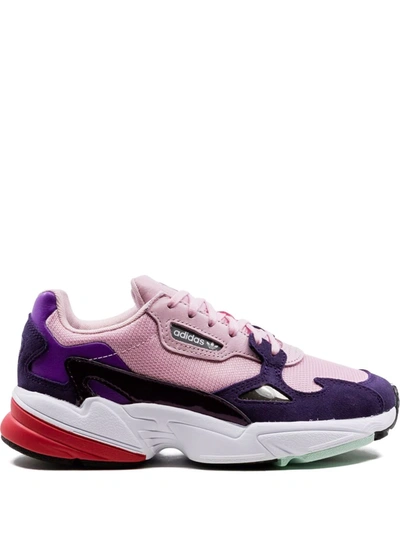 Shop Adidas Originals Falcon Sneakers In Pink