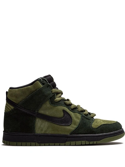 Shop Nike Dunk High Pro Sb "hulk" Sneakers In Green
