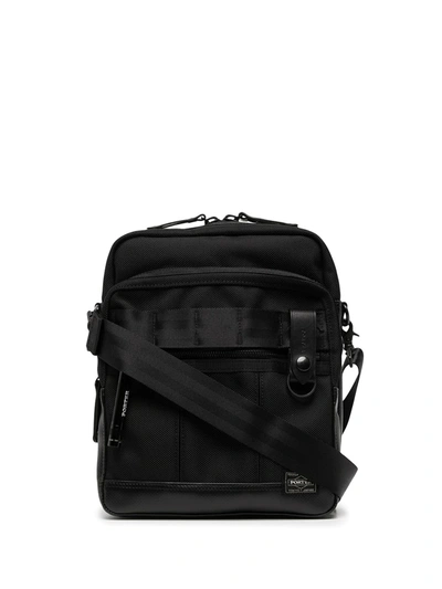 Porter-yoshida & Co Small Star-print Shoulder Bag In Black