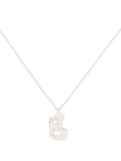 Shop Loveness Lee B Alphabet Pendant Necklace In Silver