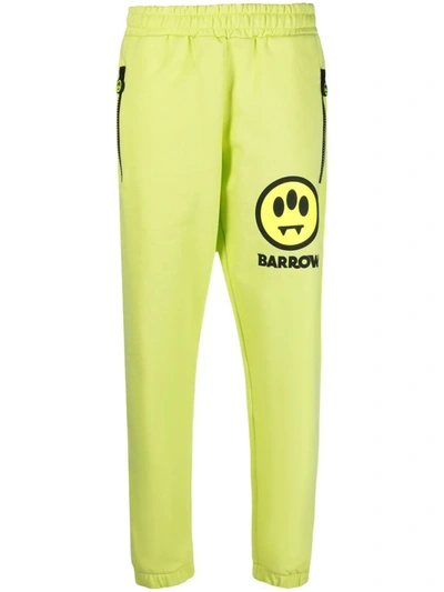 Shop Barrow Logo-print Track Pants In Green