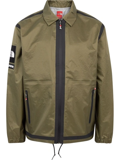 Supreme X The North Face Outer Tape Coach Jacket In Green | ModeSens