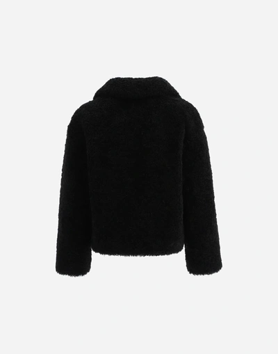 Shop Herno Curly Jacket In Black