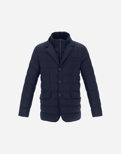 Herno La Giacca - Male Blazers Blue 46 In Blue