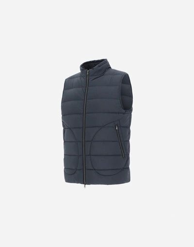 Shop Herno Il Gilet In Blue
