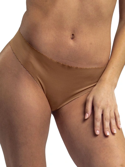 Shop Nude Barre Women's Scalloped Thong In Beige