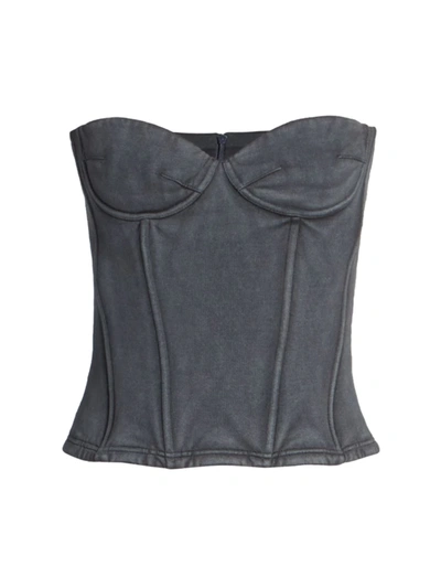Shop Balenciaga Women's Strapless Sweetheart Corset In Black