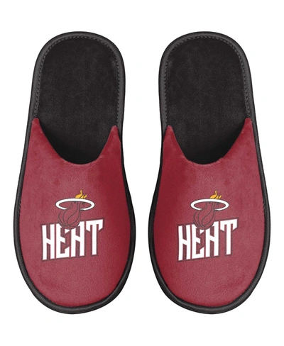 Shop Foco Men's Miami Heat Scuff Slide Slippers In Maroon