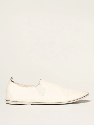 Shop Marsèll Strasacco Slippers In Volonata Leather In White