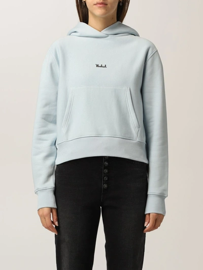 Shop Woolrich Sweatshirts & Hoodies  Women Color Sky Blue