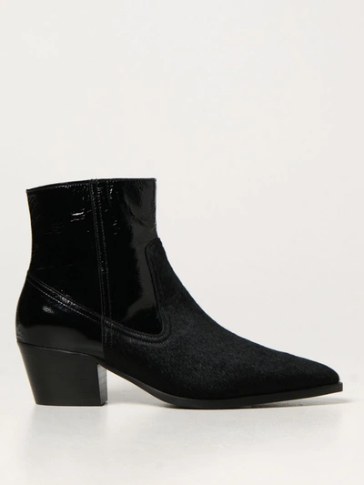 Shop Maliparmi Flat Ankle Boots  Women In Black