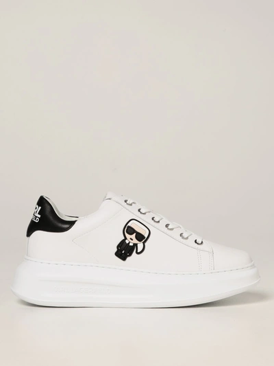 Shop Karl Lagerfeld Sneakers  Women Color White