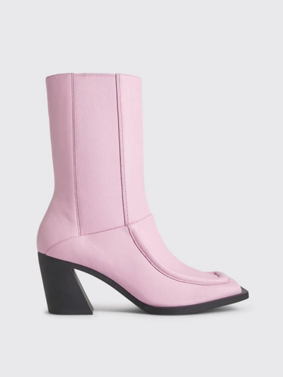 Shop Camperlab Karole  Boots In Calfskin In Pink