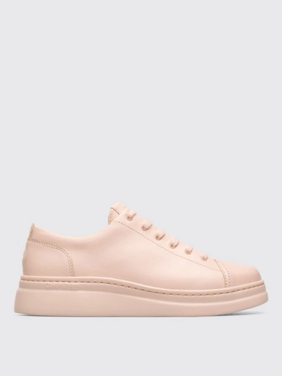 Shop Camper Runner Up  Sneakers In Calfskin In Nude