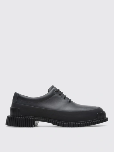 Camper Pix Textile Brogues In Multicolor