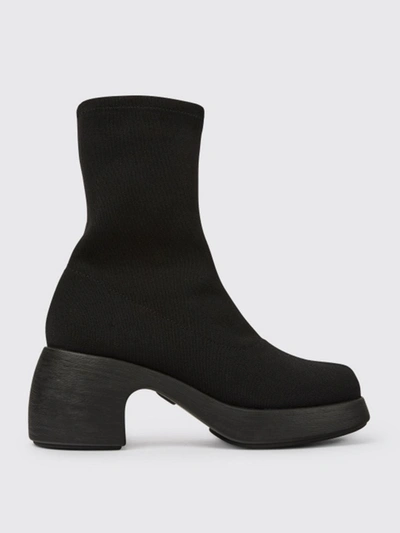 Shop Camper Thelma  Fabric Boots In Schwarz