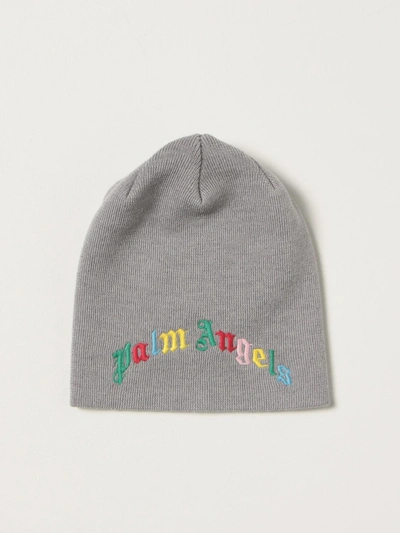 Shop Palm Angels Girls' Hats  Kids Color Grey