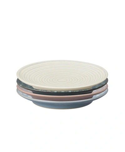Denby Impression Assorted Accent Plates, Set Of 4 In Multi