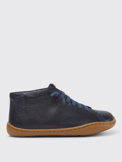 Camper Peu Sneakers In Calfskin In Blue