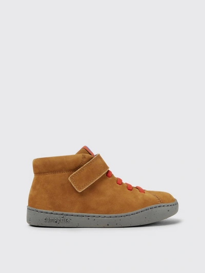 Shop Camper Peu Touring  Ankle Boot In Nubuck In Brown