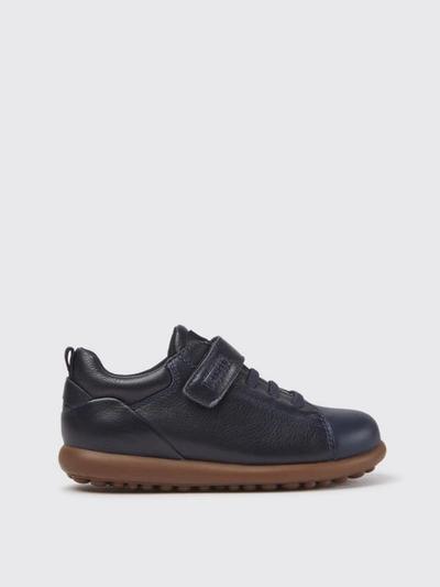 Camper Pelotas  Sneakers In Calfskin In Blue