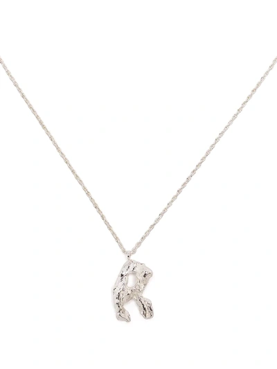 Shop Loveness Lee R Alphabet Necklace In Silber