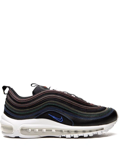 Shop Nike Air Max 97 "rainbow Stitcthing" Sneakers In Black