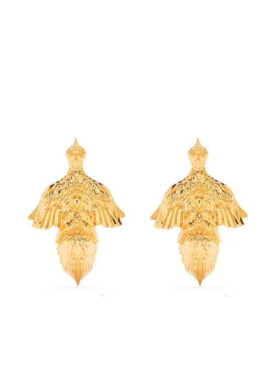 Shop Natia X Lako Bird Gold-plated Earrings