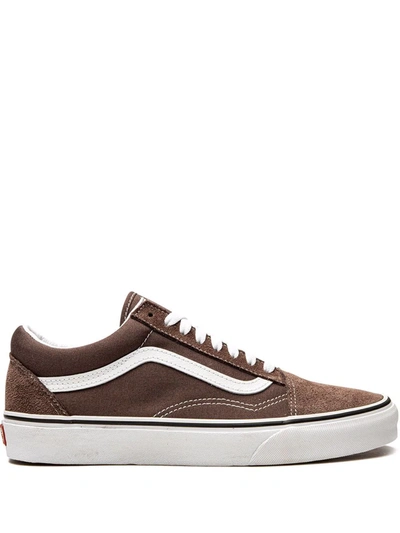 Shop Vans Old Skool Sneakers "brown / White" In Braun