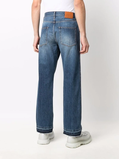 Shop Alexander Mcqueen Jeans Blue