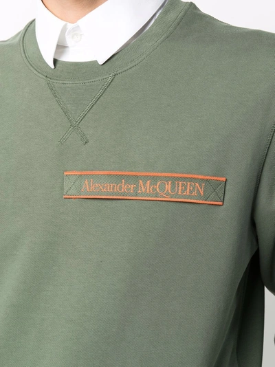 Shop Alexander Mcqueen Sweaters In Kaki
