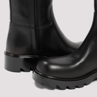 Shop Bottega Veneta Strut Boots Shoes In Black