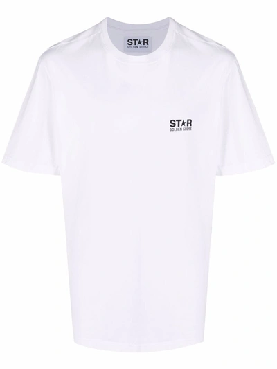 Shop Golden Goose T-shirts And Polos White