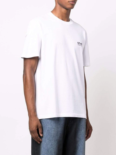 Shop Golden Goose T-shirts And Polos White