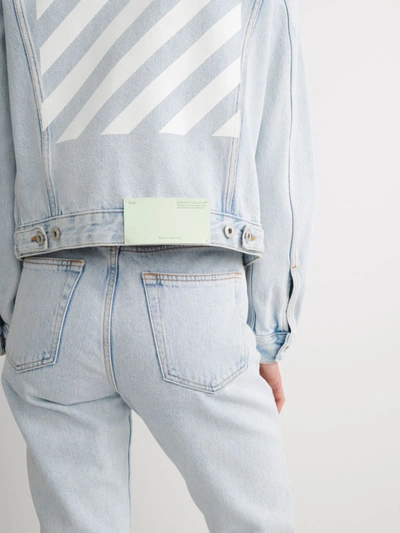Shop Off-white Off White Jeans Blue
