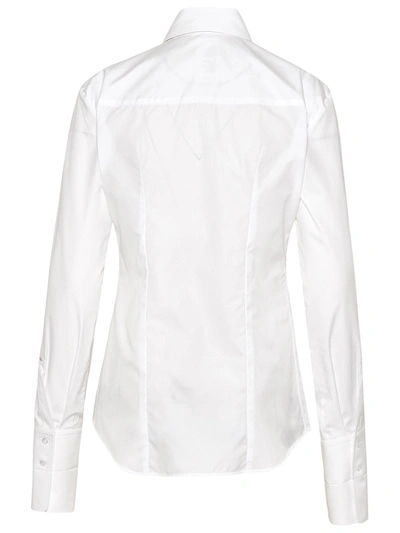 Shop Sportmax White Cotton Osimo Shirt