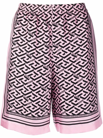 Shop Versace Shorts Pink