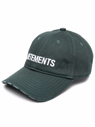 Shop Vetements Hats Green