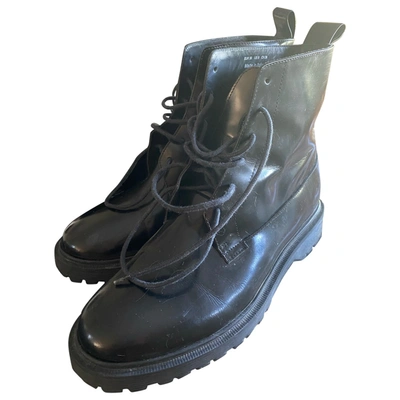 Pre-owned & Other Stories & Stories Leather Biker Boots In Black