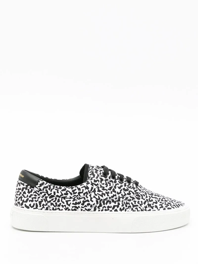 Shop Saint Laurent Venice Low Top Sneakers In Black