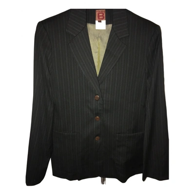 Pre-owned Bensimon Wool Suit Jacket In Black