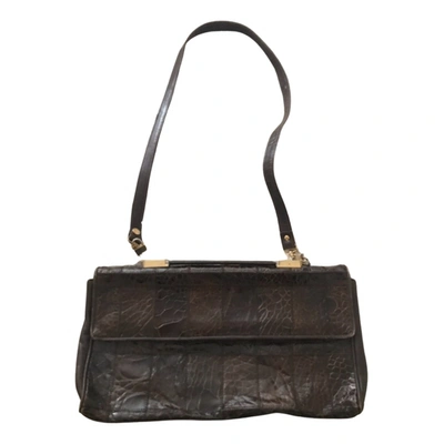 Pre-owned Zenith Leather Handbag In Brown