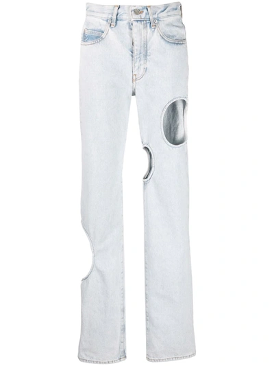 Off-white Meteor Straight-leg Denim Jeans In | ModeSens